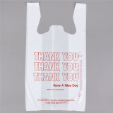 Plastic shopping bags for supermarket